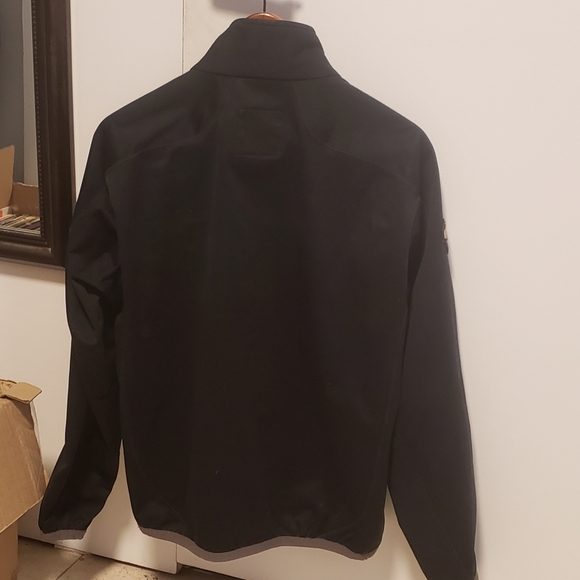 Descente Softshell Ski Jacket Mens XS Black Full Zip Skiing protected pocket - Picture 7 of 7